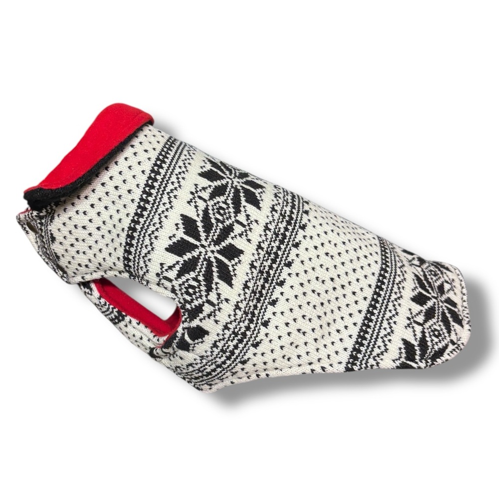 FIRST CLASS FIDO Fleece Lined Fair Isle Sweater Vest